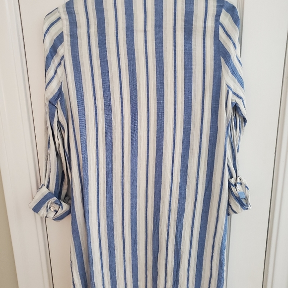 Stylebook Duster L denim blue and while - Picture 7 of 7